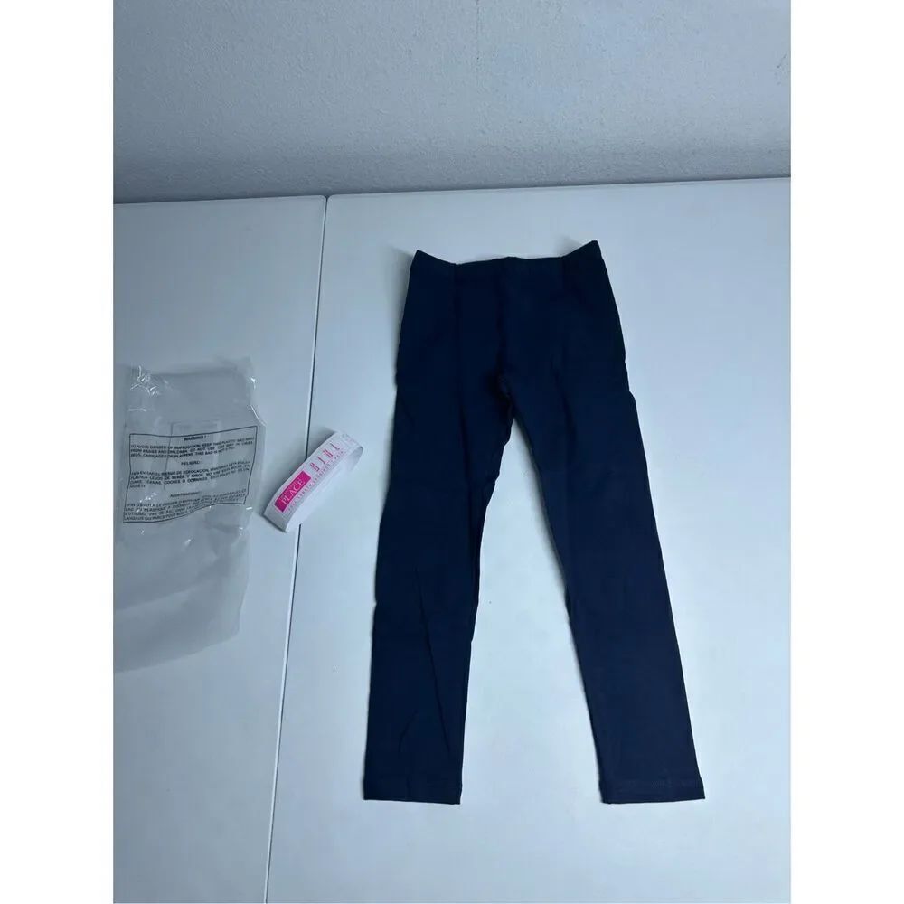 NWT The Children's Place Girl's Full-Length Leggings, Navy, S (5/6)